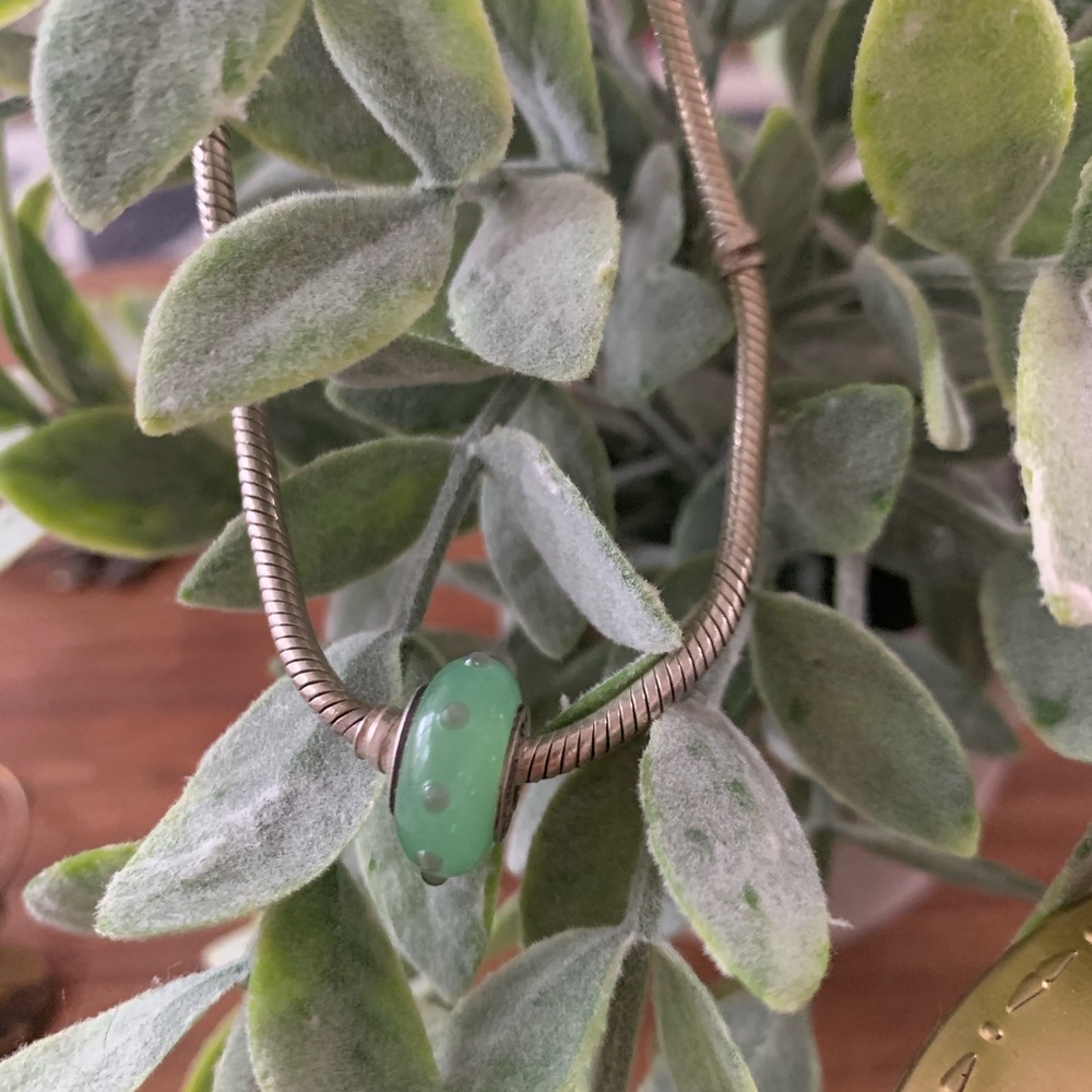 Glass pandora bead